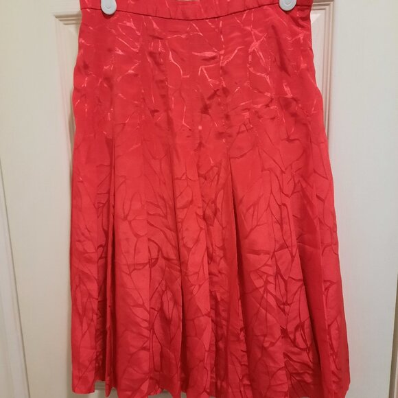 Pretty Pleated Fully Lined Skirt - Picture 1 of 3